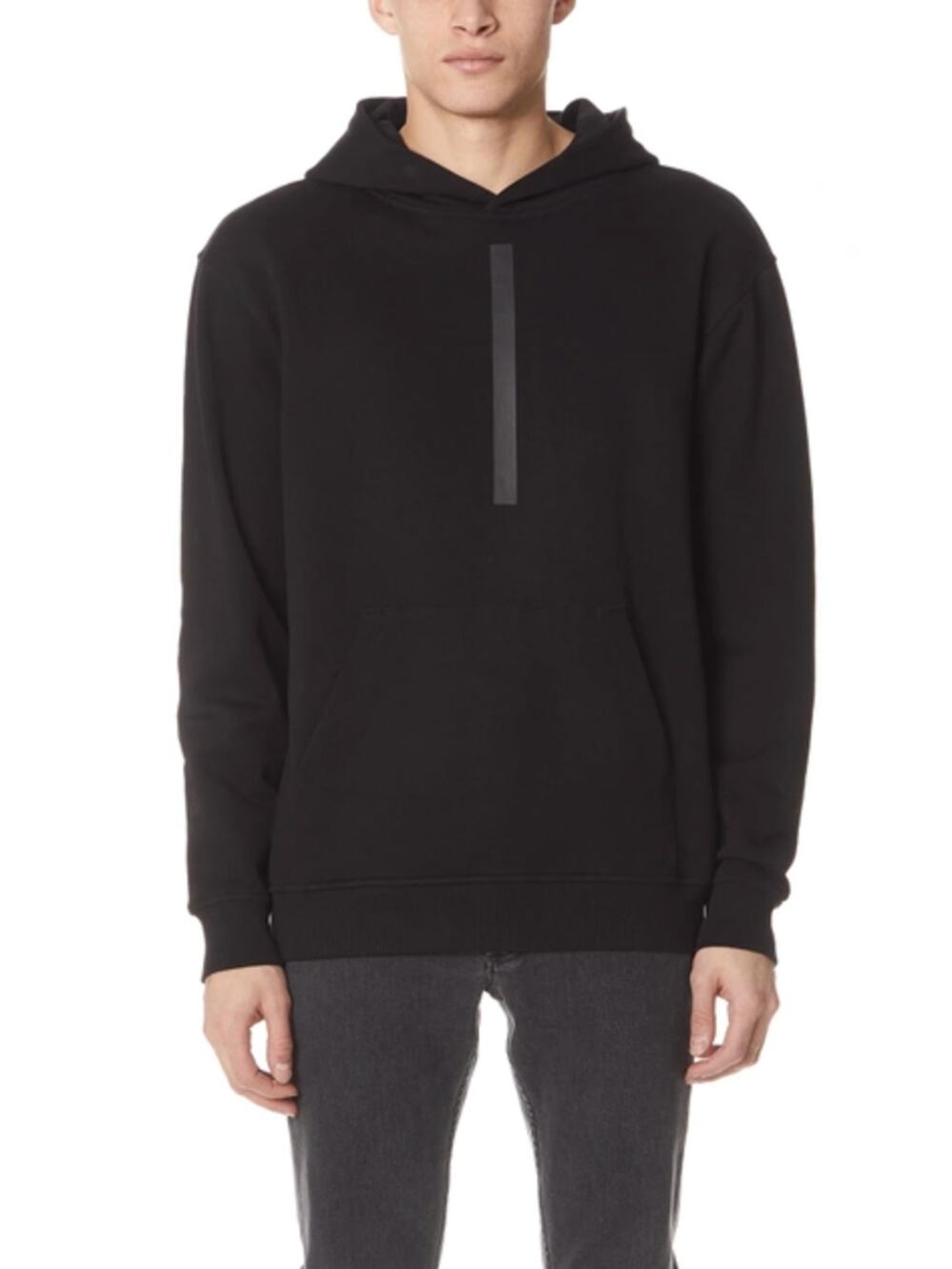 DYNE Unit of Force Hoodie Black Mens Large Techwear French Terry Pullover
